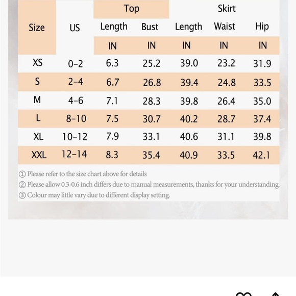 White summer skirt set - Picture 4 of 6